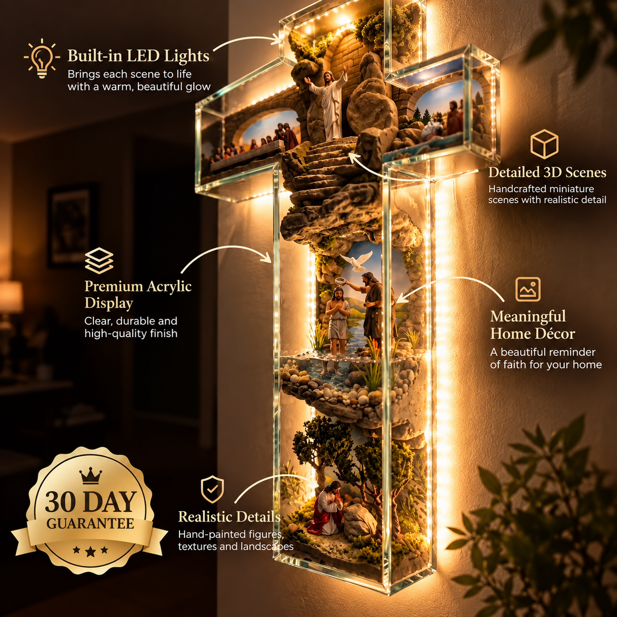 Snugz - Biblical Cross Lamp
